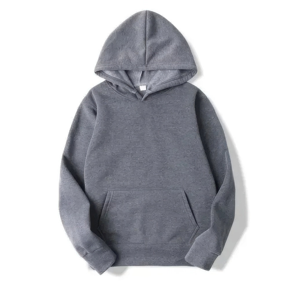 Unisex Elysian Basic Hoodie in soft polyester, featuring a classic pullover style, perfect for casual wear and comfort. - 7