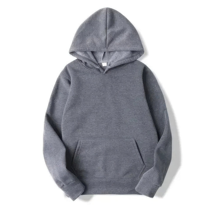 Unisex Elysian Basic Hoodie in soft polyester, featuring a classic pullover style, perfect for casual wear and comfort. - 7