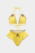 Ruffle | Ruched Bikini Set