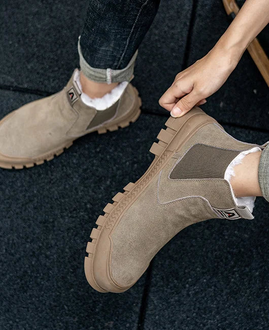 Amir | Stylish Plush Boots for Men