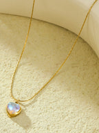 Colorful Heart Pendant Necklace