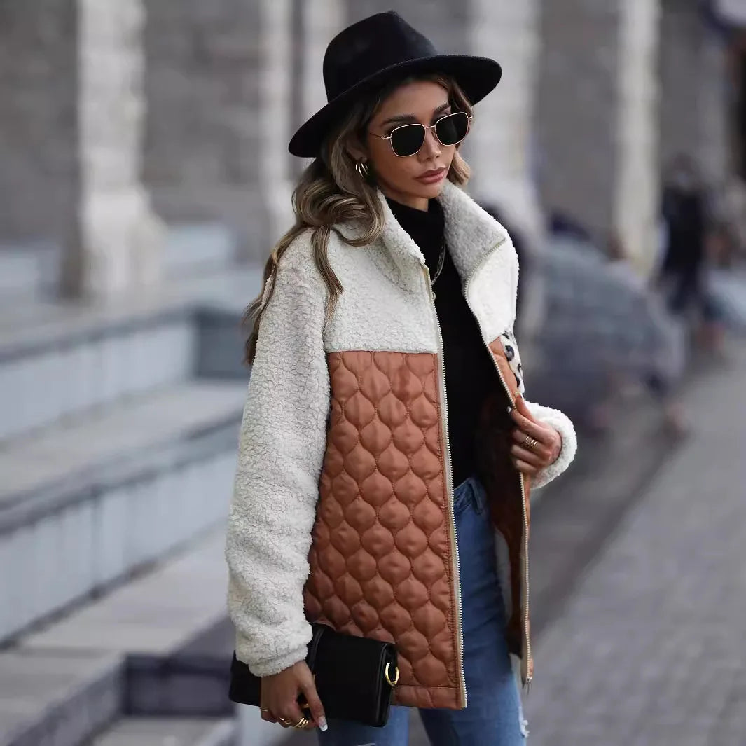 Feroce | Quilted Sherpa Jacket