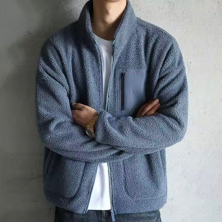 Maverick Winter Fleece Jacket in a stylish design, showcasing its insulating and comfortable fabric, perfect for cold weather wear. - 4