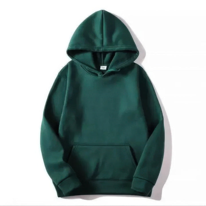 Unisex Elysian Basic Hoodie in soft polyester, featuring a classic pullover style, perfect for casual wear and comfort. - 8