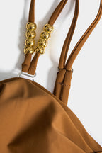 Tam | Ruched Slit Cover Up Set