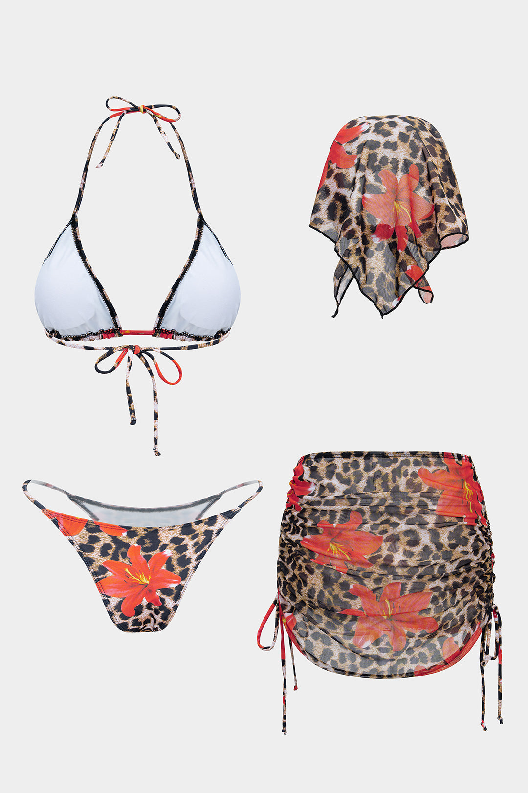 Leo | Tie-Up Bikini Set