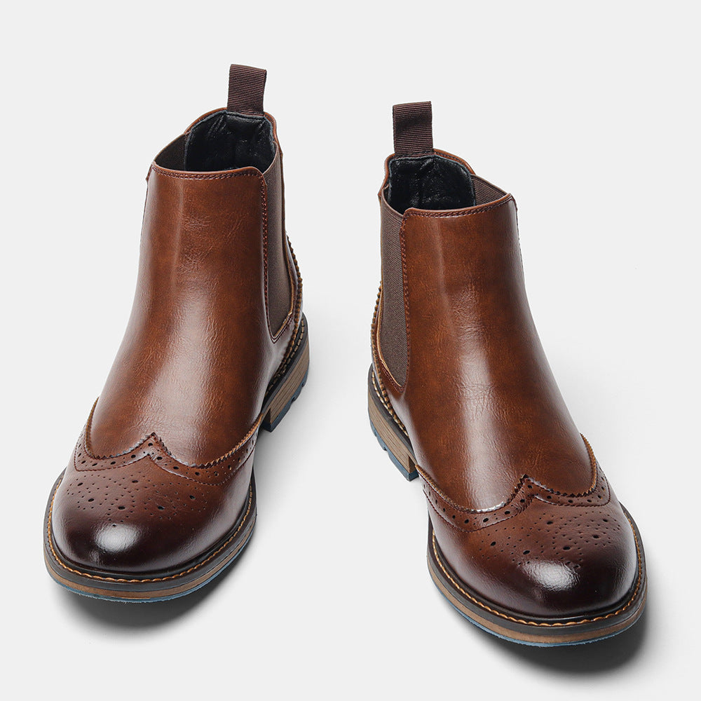 Leather Chelsea Boots for Men