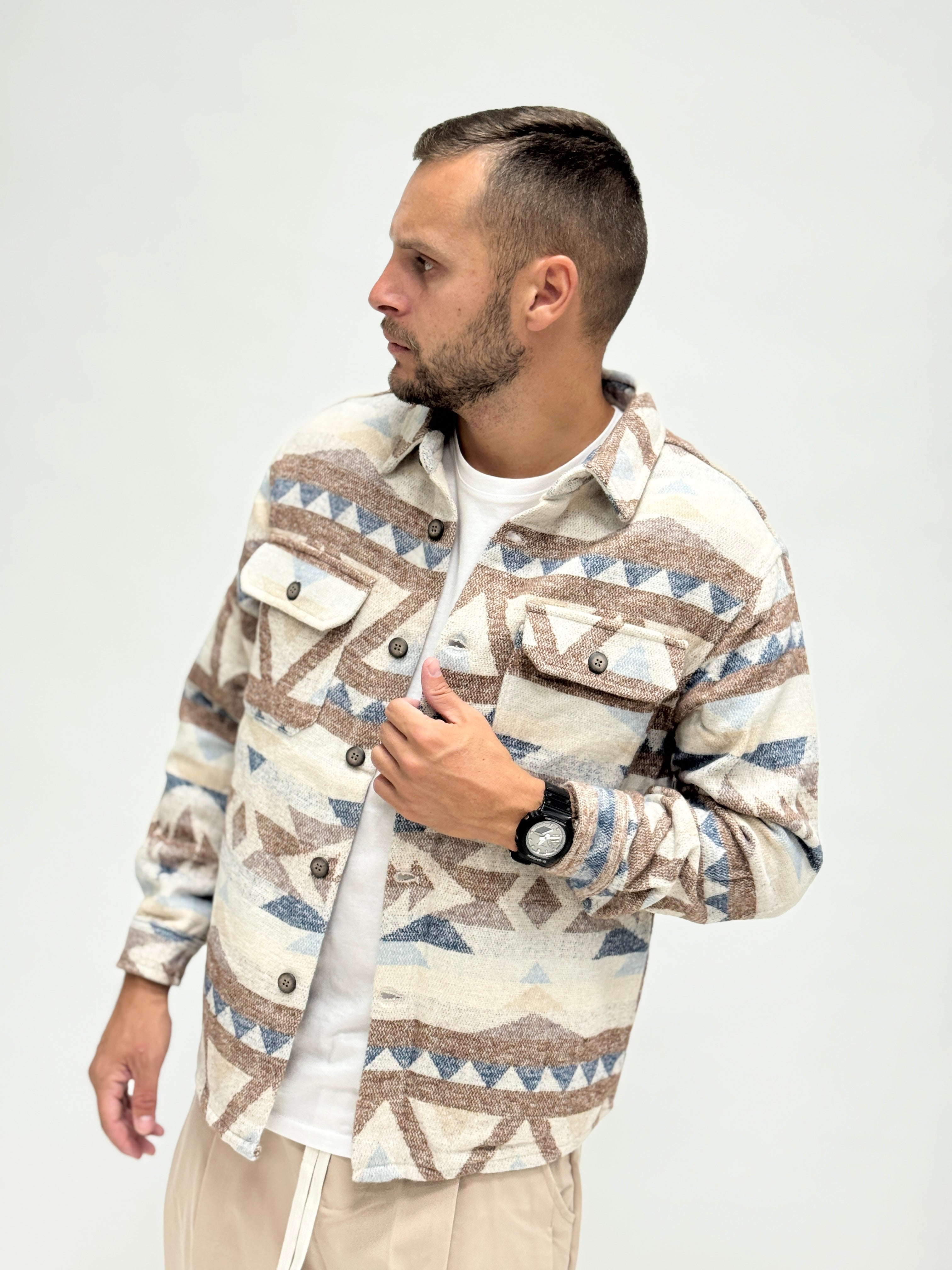 Gian | Aztec wool-blend jacket