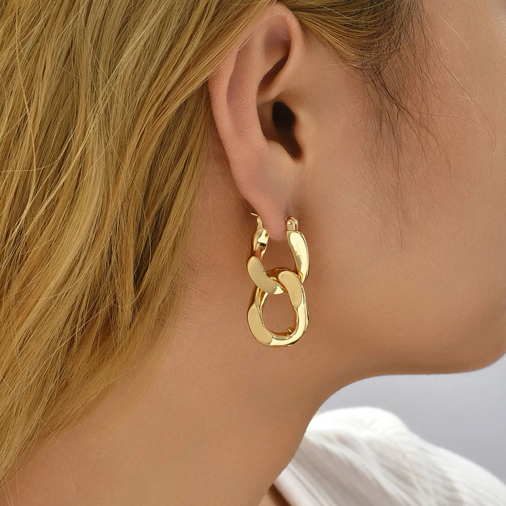 Aria | Chain Link Earrings