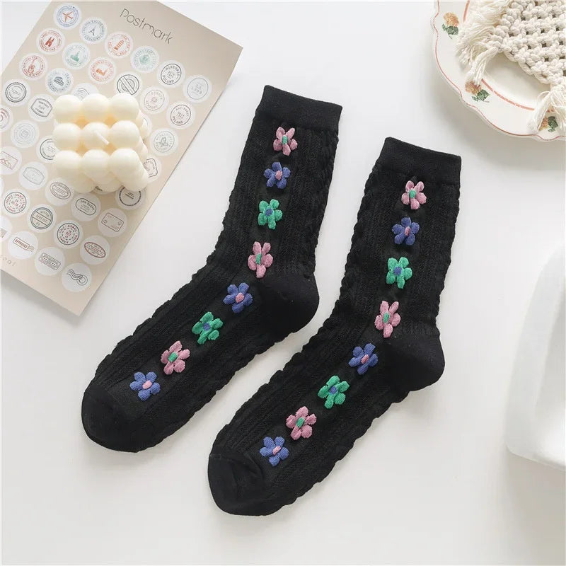 Fleur | Embroidered Sock Set