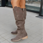 Madeleine | Knee-High Suede Boots