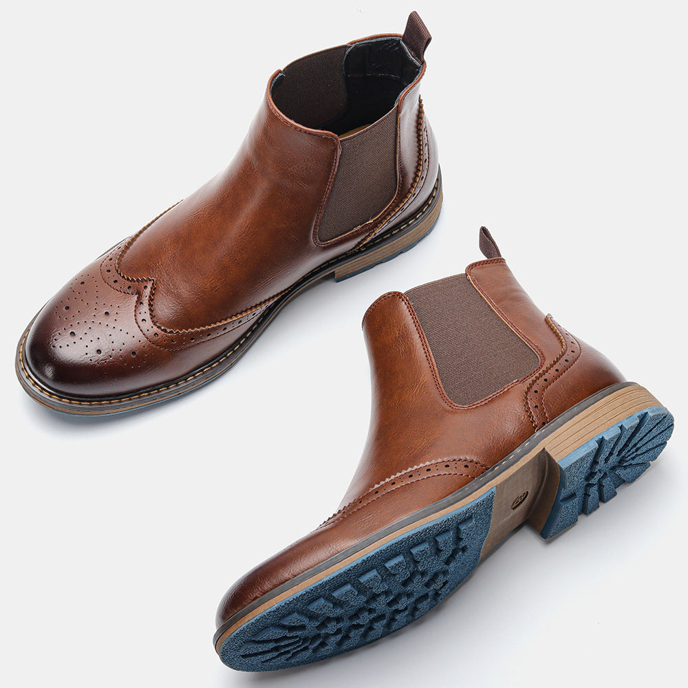 Leather Chelsea Boots for Men