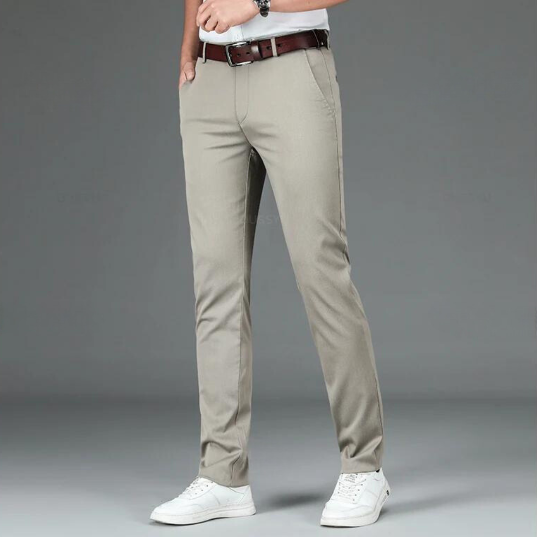 Stretch Tech Chinos | Slim Fit Performance Pants | Lightweight Business Casual