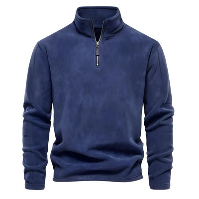 Men's Zip-Up Fleece Pullover | Winter
