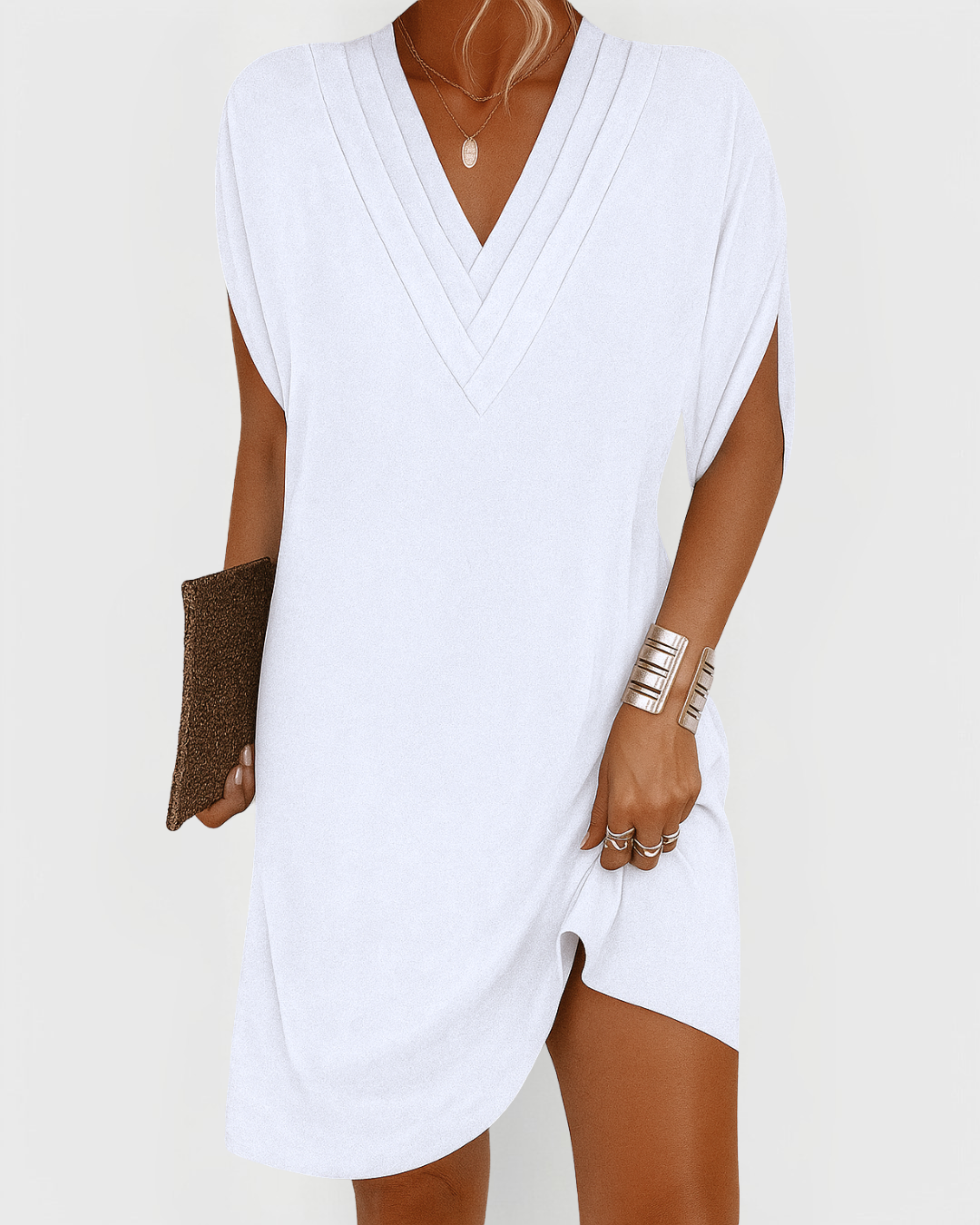 Rachel™ | V-Neck Casual Dress