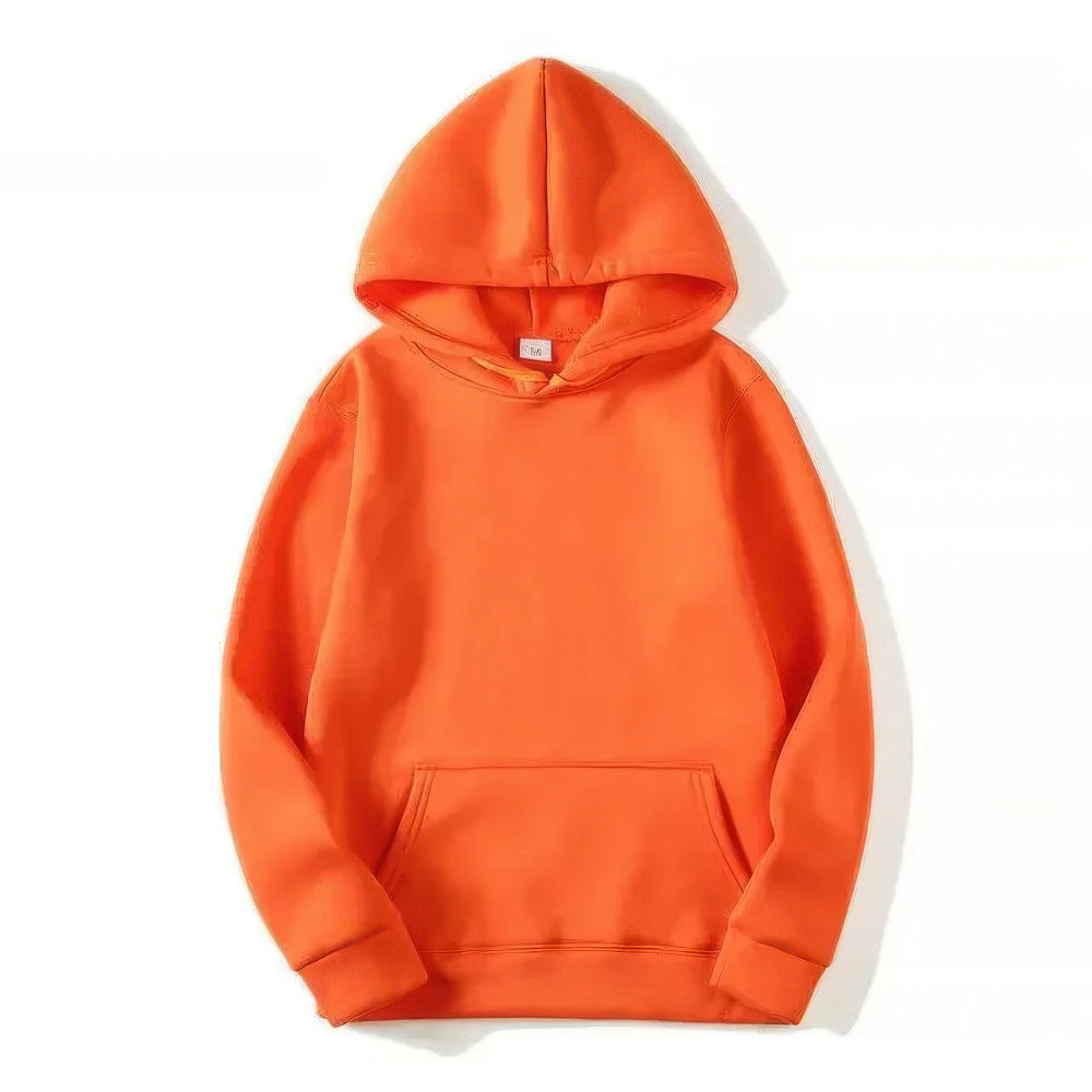 Unisex Elysian Basic Hoodie in soft polyester, featuring a classic pullover style, perfect for casual wear and comfort. - 10