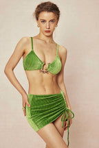 Nena | Velvet Bikini And Sarong