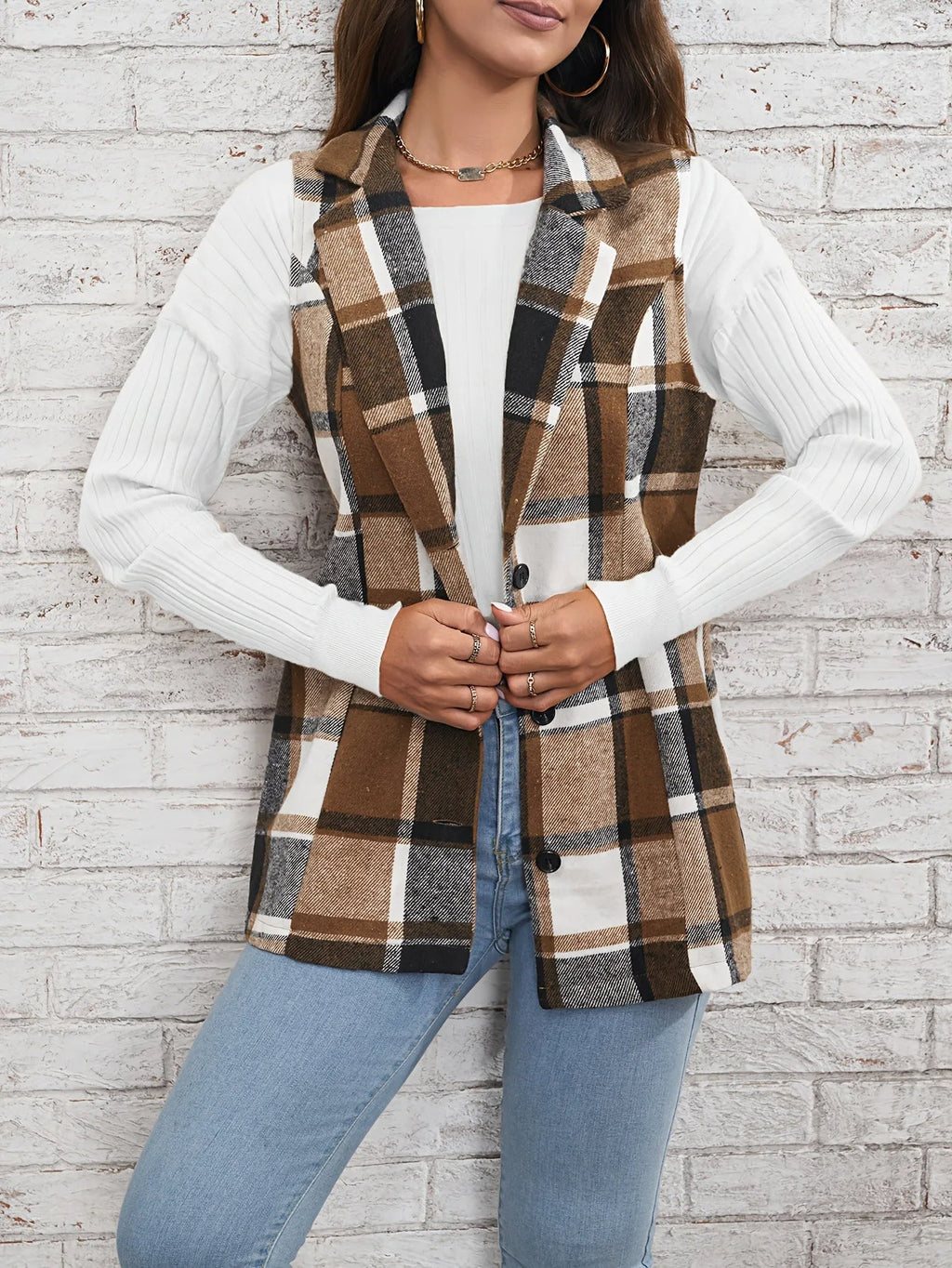 Camden | Plaid Vest