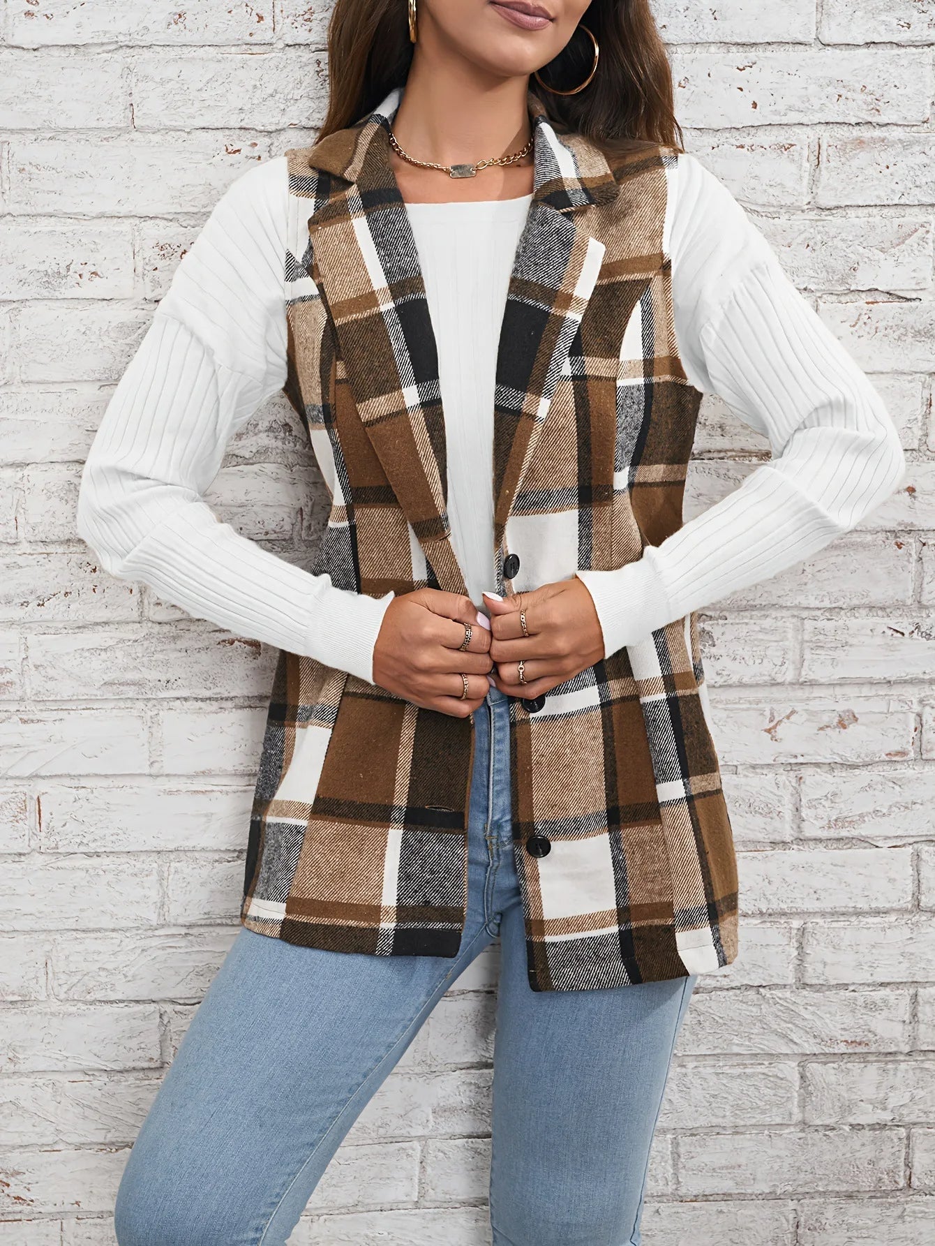 Camden | Plaid Vest