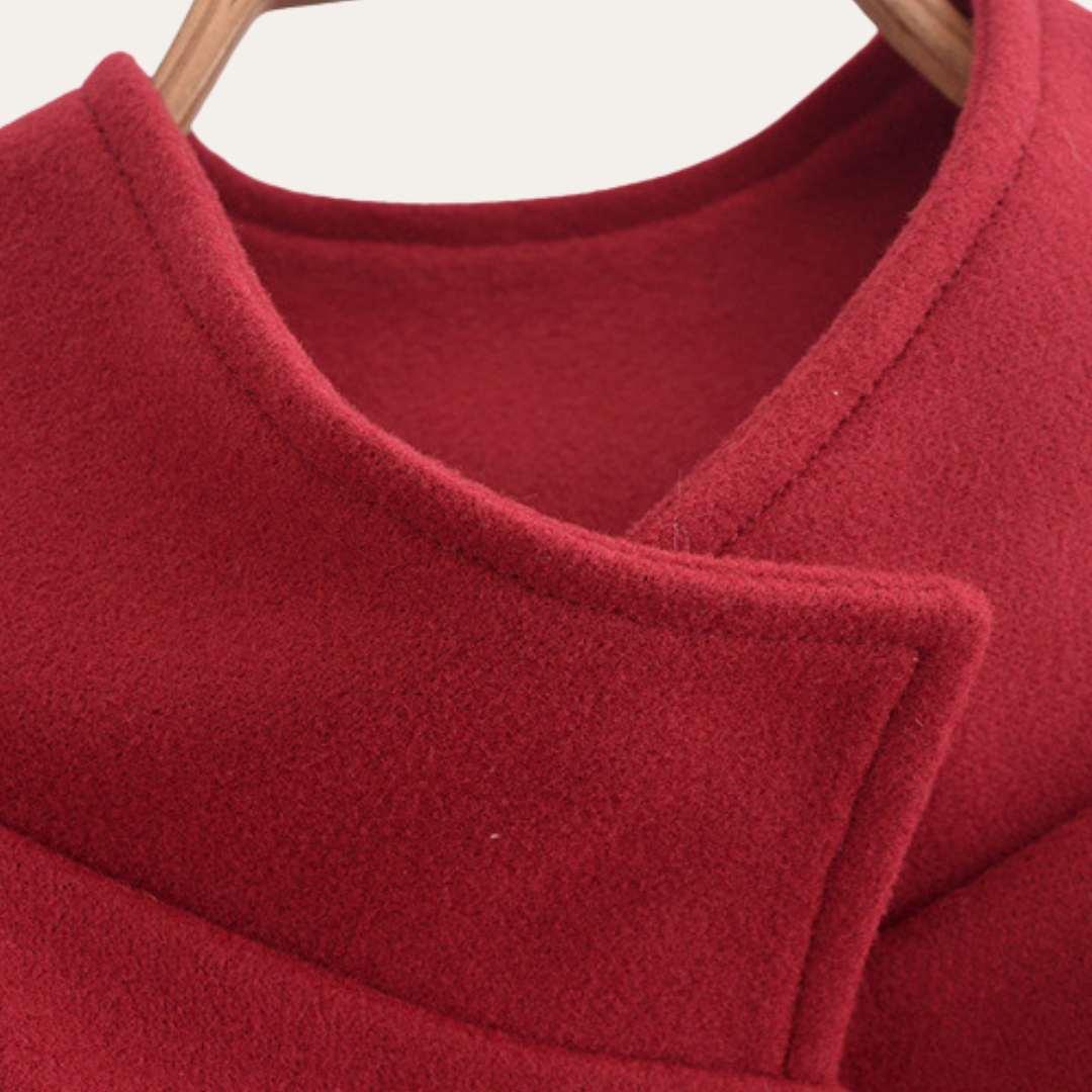 Tania | Stylish Wool Cape Coat for Women