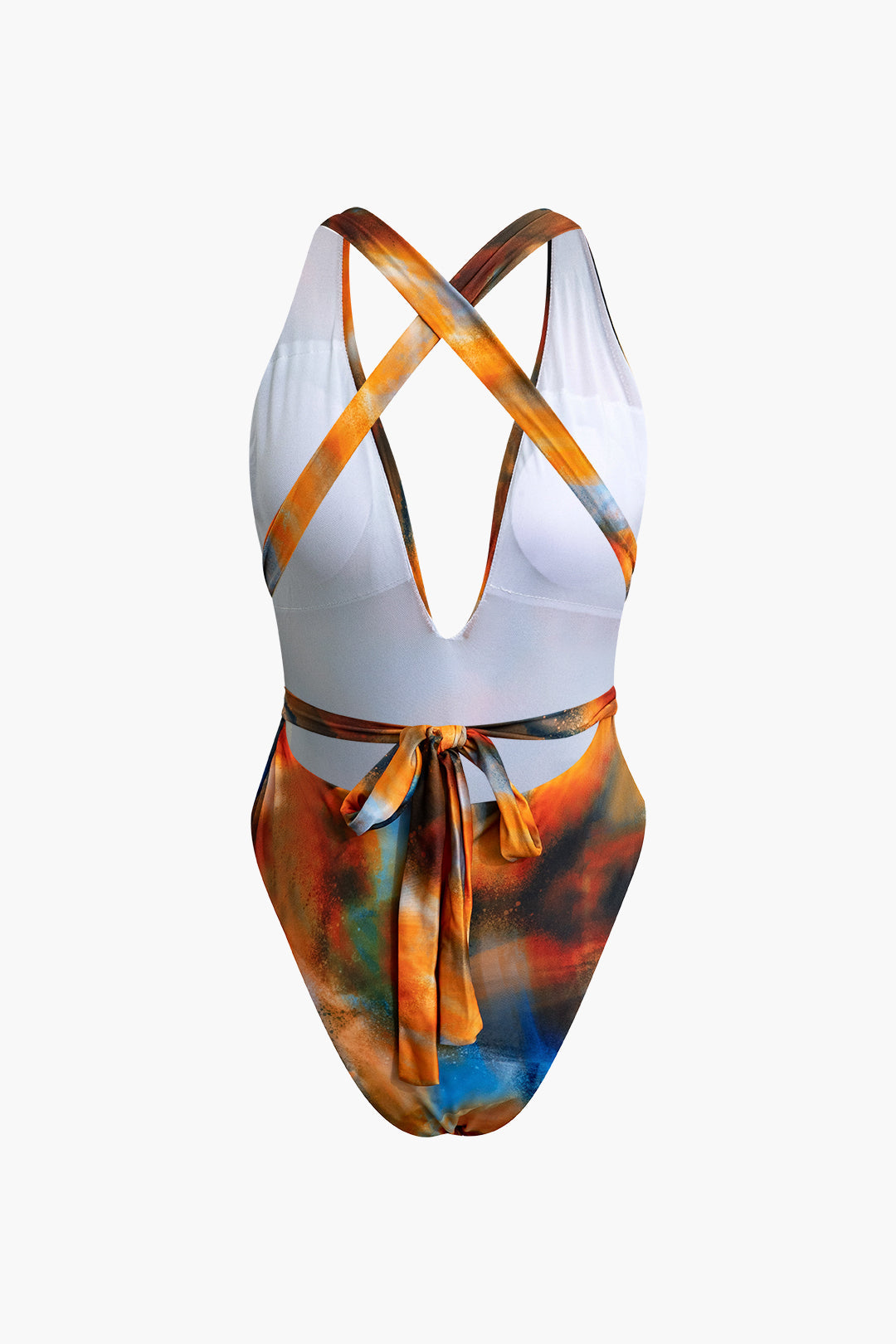 Abstract | Swimsuit Sarong Skirt Set
