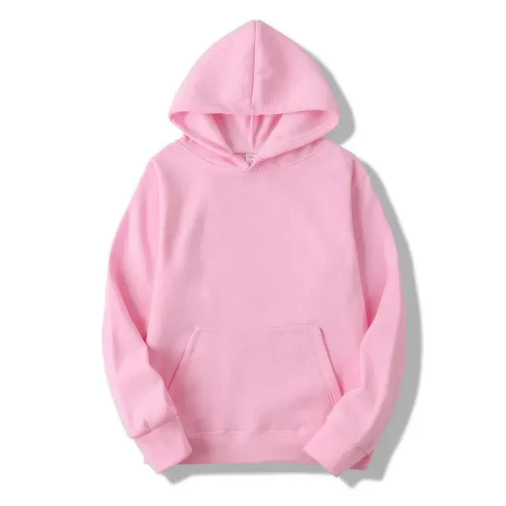 Unisex Elysian Basic Hoodie in soft polyester, featuring a classic pullover style, perfect for casual wear and comfort. - 11