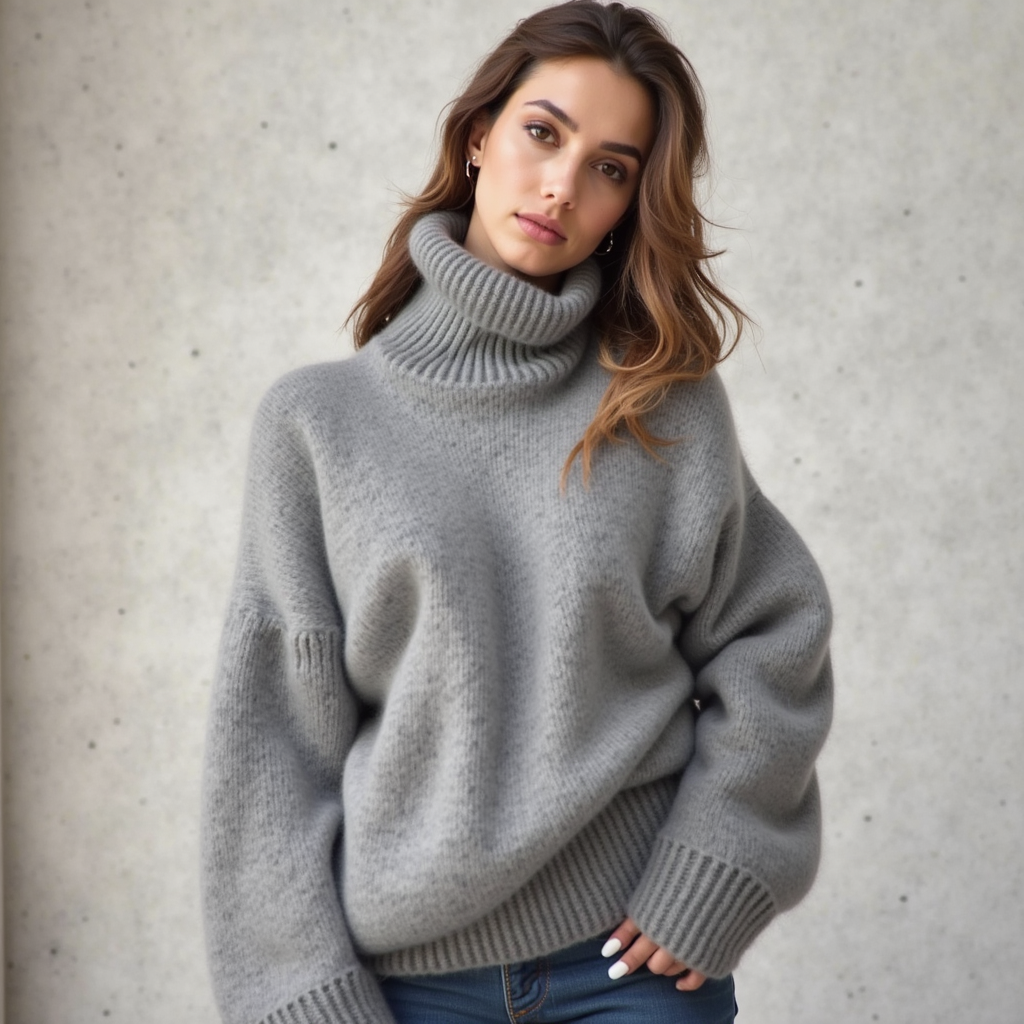 Cleo Cozy Sweater in soft fabric featuring a relaxed fit, perfect for stylish comfort in any season. - 3