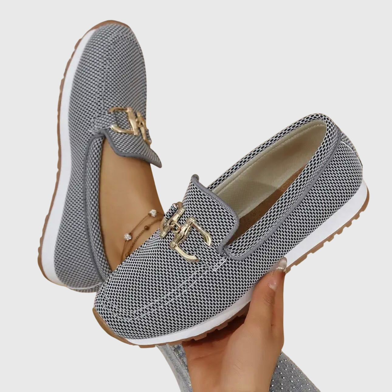 Sierra Loafers for Women | Breathable Fabric, Cushioned Support, Slip-On Design - 8
