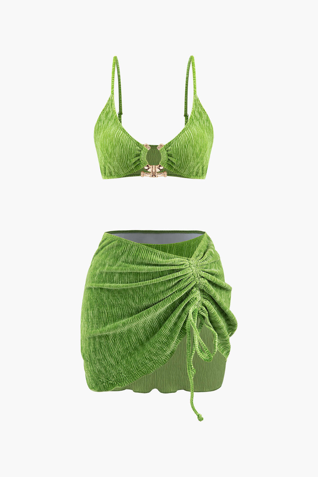 Nena | Velvet Bikini And Sarong