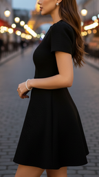 Isabelle | High Neck Belted Dress