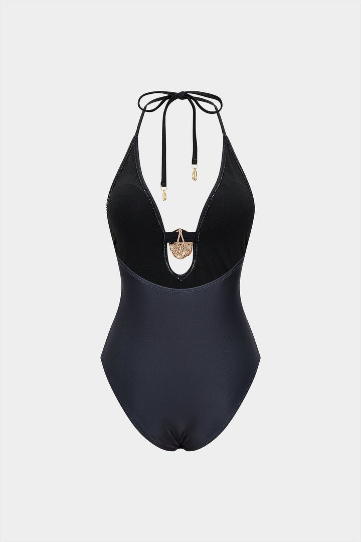 Bao | Backless Cut Out One-Piece Swimsuit
