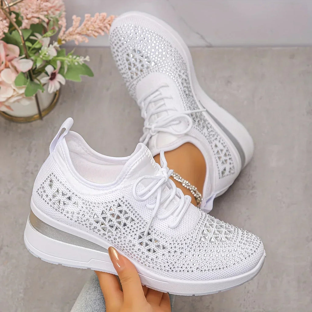 Giselle | Orthopedic Sneakers with Sparkling Rhinestones