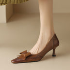 Célora | Leather Ribbon Pumps