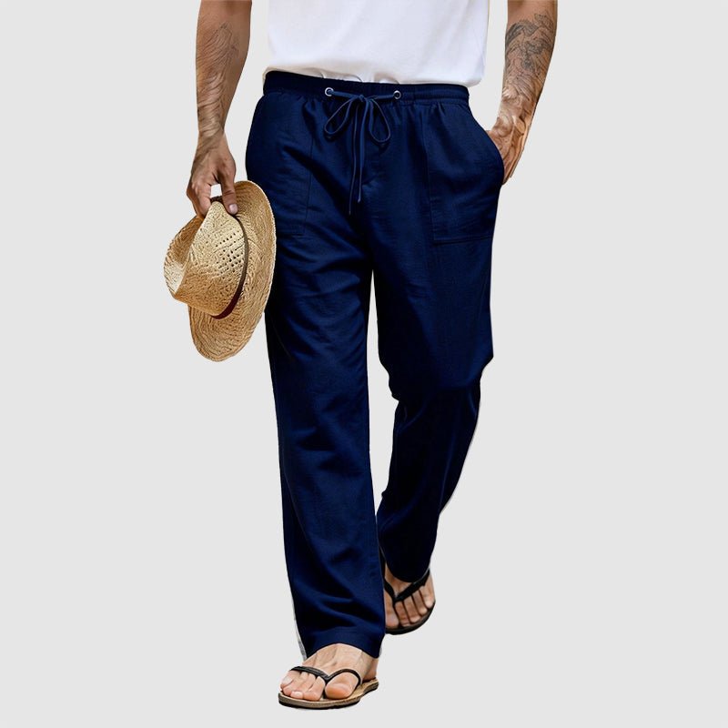 Aero Men's Pants | Lightweight Linen Blend, Relaxed Fit 3