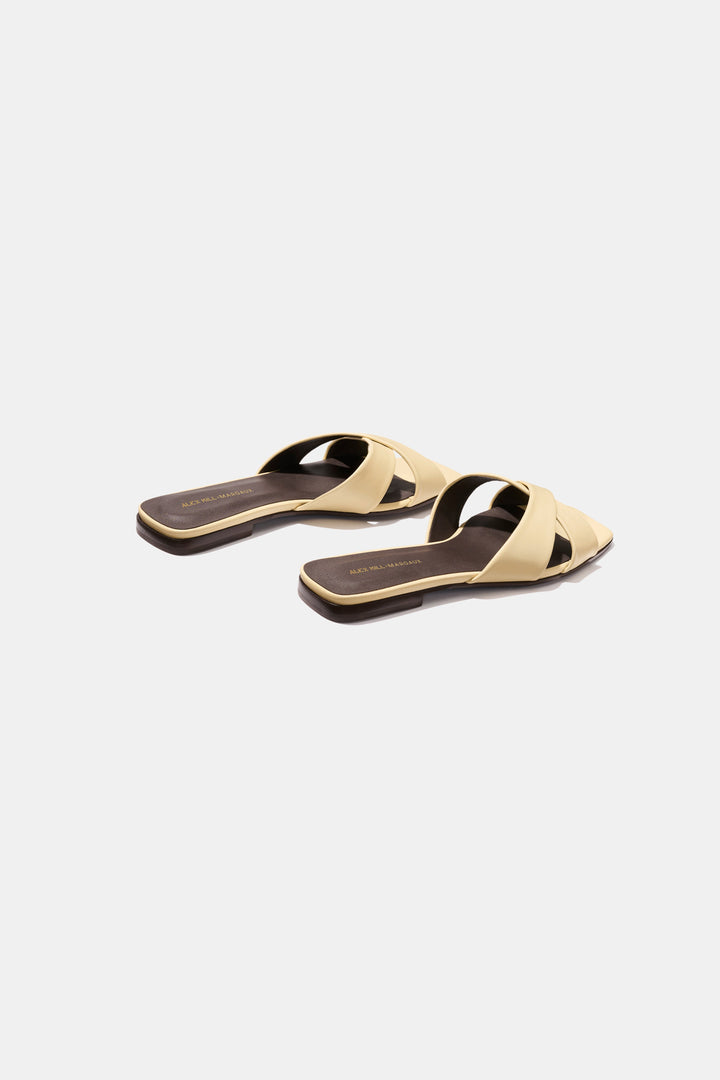 Alera Selene Flat Sandal | Butter Nappa Leather, Handmade in Spain 4