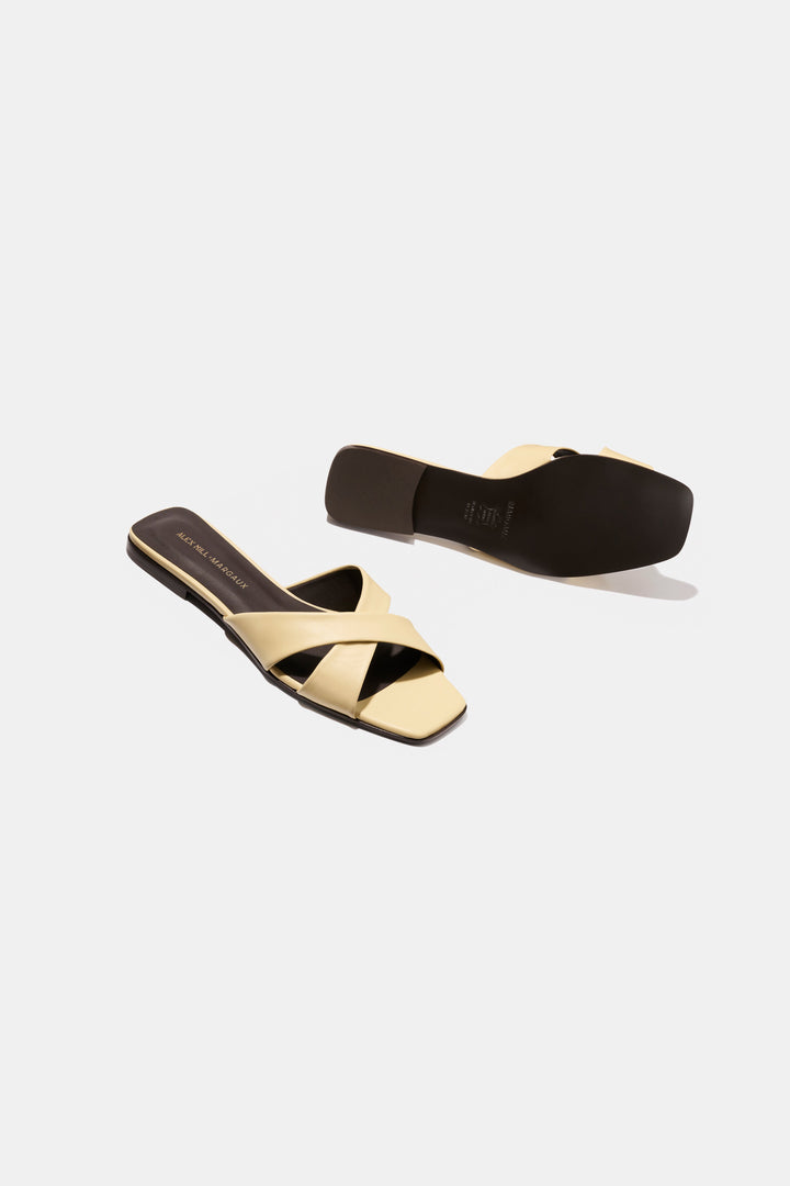 Alera Selene Flat Sandal | Butter Nappa Leather, Handmade in Spain 5