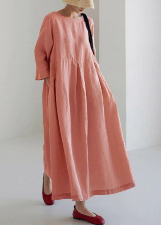 Aqua Summer Dress | Cotton Patchwork with Pockets 1