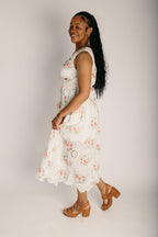 Ava Maxi Dress | Eyelet Floral, 100% Cotton Summer Dress 2