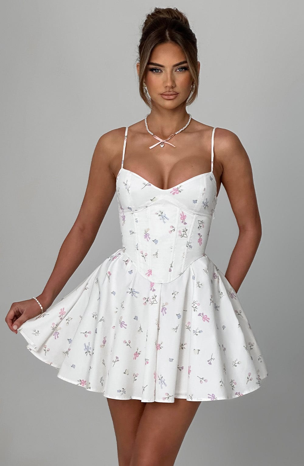 Ava Mini Dress | Lightweight Floral Print, Adjustable Straps 1