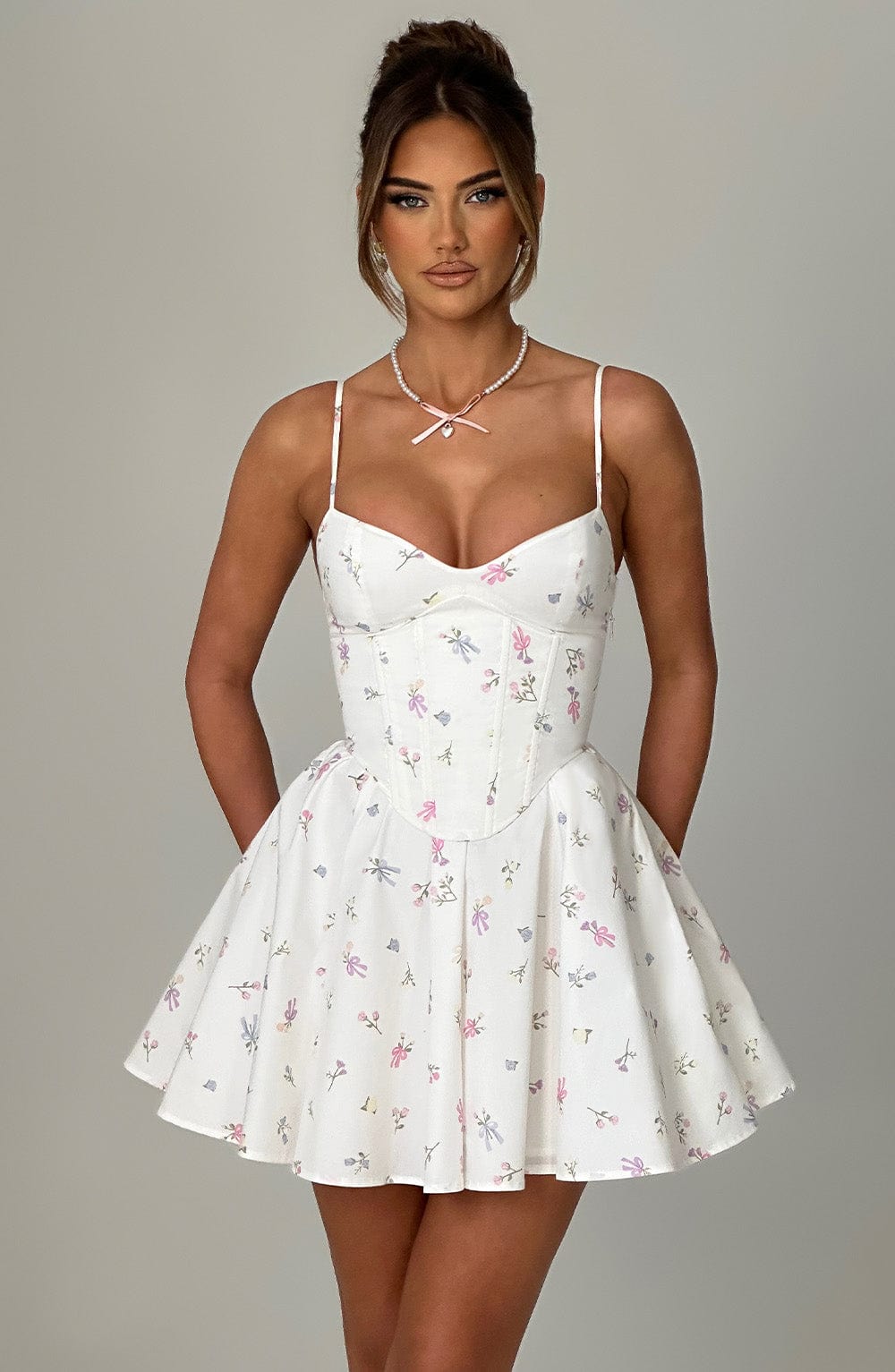 Ava Mini Dress | Lightweight Floral Print, Adjustable Straps 3