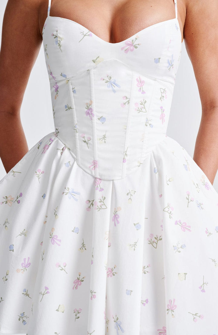 Ava Mini Dress | Lightweight Floral Print, Adjustable Straps 5
