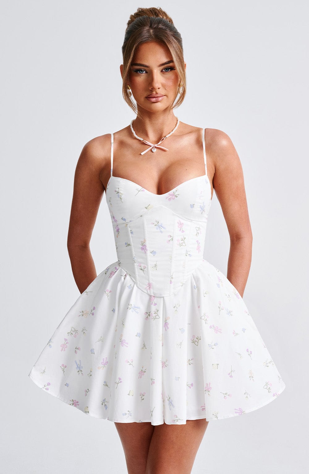 Ava Mini Dress | Lightweight Floral Print, Adjustable Straps 7