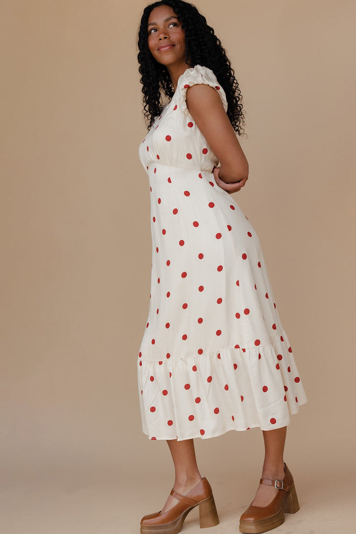 Ava Polkadot Midi Dress | Lightweight, Flattering Summer Dress for Women 6