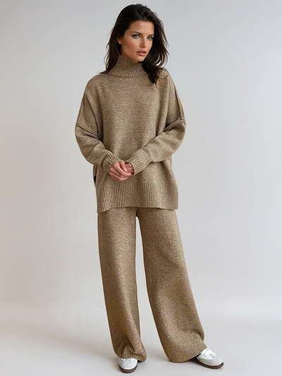 Lena | Soft Knit Turtleneck Lounge Set