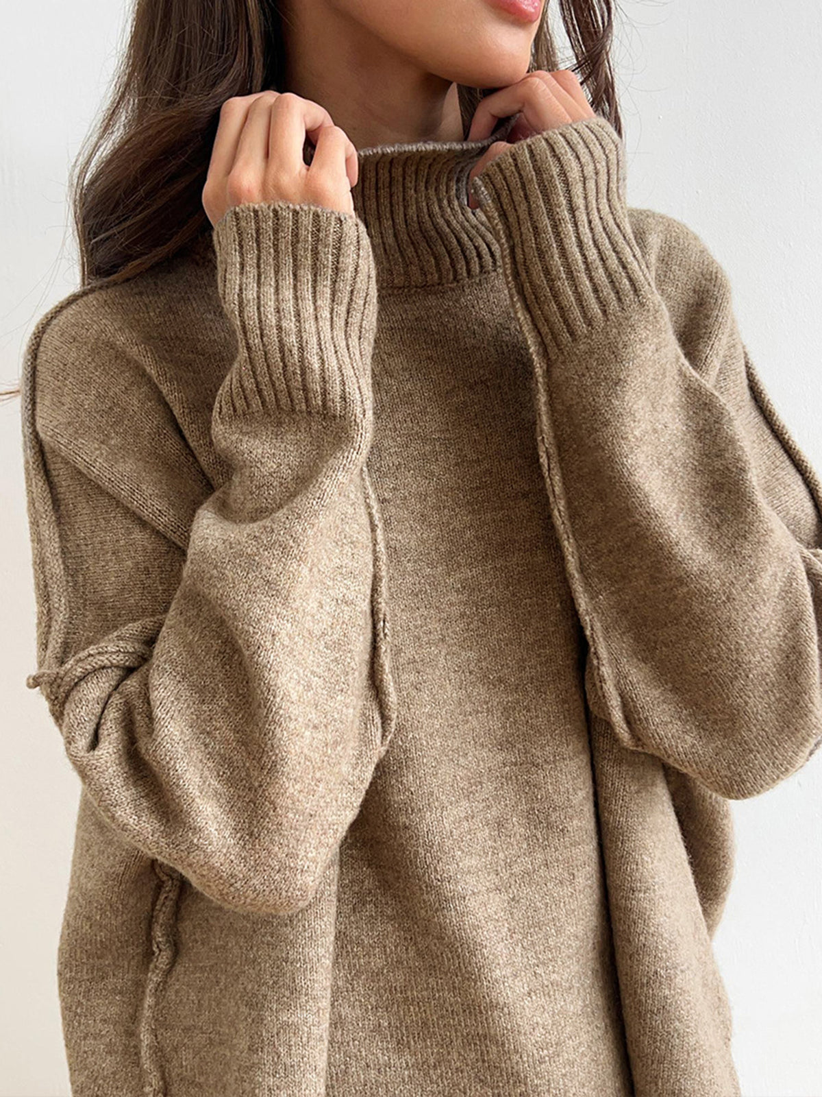 Lena | Soft Knit Turtleneck Lounge Set