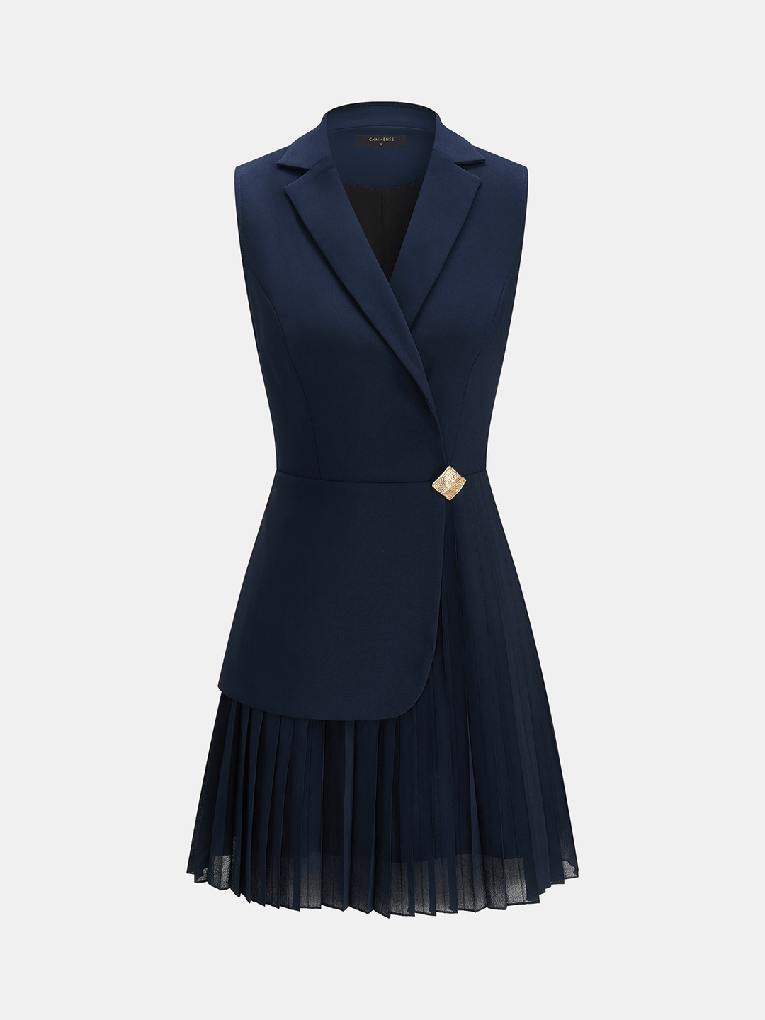 Bela Women’s Dress | Pleated Mini, Sleeveless Summer Cocktail Dress 1