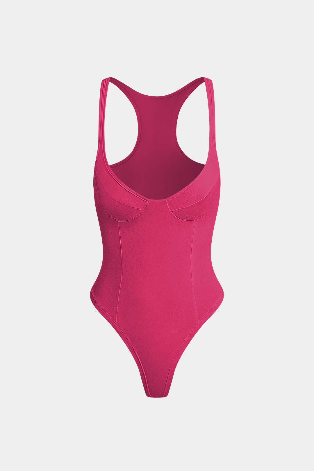 Bella Deep-V Neck Bodysuit | Soft Stretch Fabric, Body-Hugging Fit 13