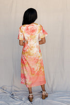 Bella Floral Dress | Midi Length, Lightweight Summer Wedding Guest Dress 3