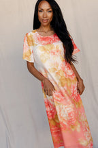 Bella Floral Dress | Midi Length, Lightweight Summer Wedding Guest Dress 4