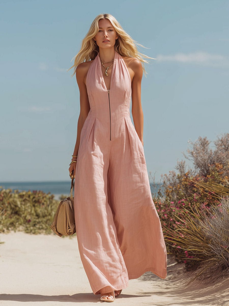 Bella Jumpsuit Women | Cotton-Linen Blend, Bohemian Style, Regular Fit 1